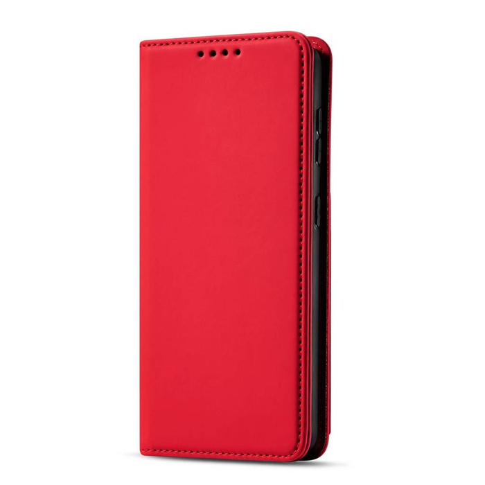 Magnet Card Case for Samsung Galaxy S22 + (S22 Plus) Pouch Wallet Card Holder Red