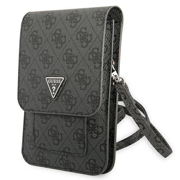 GUESS 4G Triangle Handbag Black