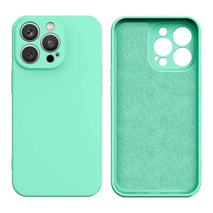 Coque en silicone pour Xiaomi Redmi Note 11 / Note 11S housse en silicone vert menthe