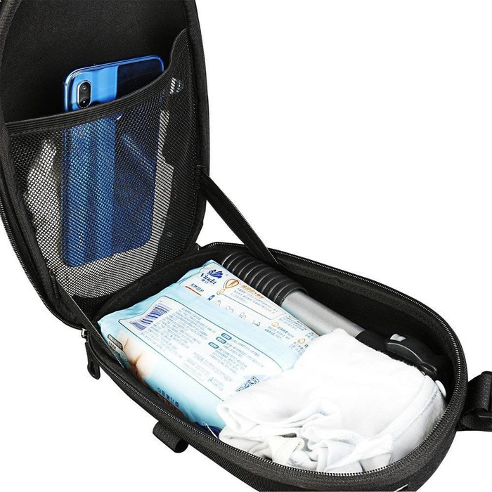 Wozinsky impermeable scooter bar bag scooter bag 4l negro (WSB1BK)