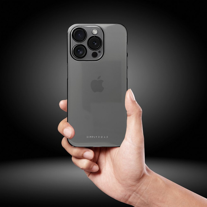 ROAR futerał PURE SIMPLE FIT do IPHONE 15 Plus Transparentny