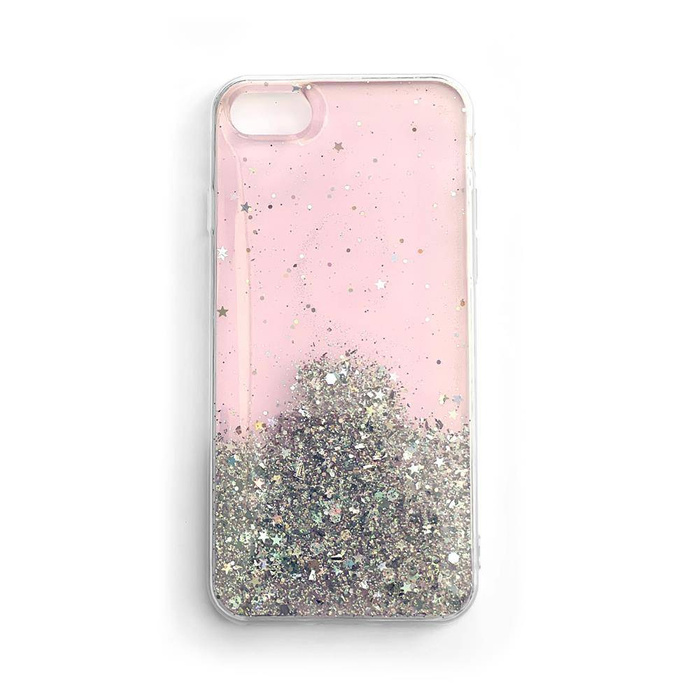 Třpytivý kryt Wozinsky Star Glitter pro iPhone 12 Pro Max růžový