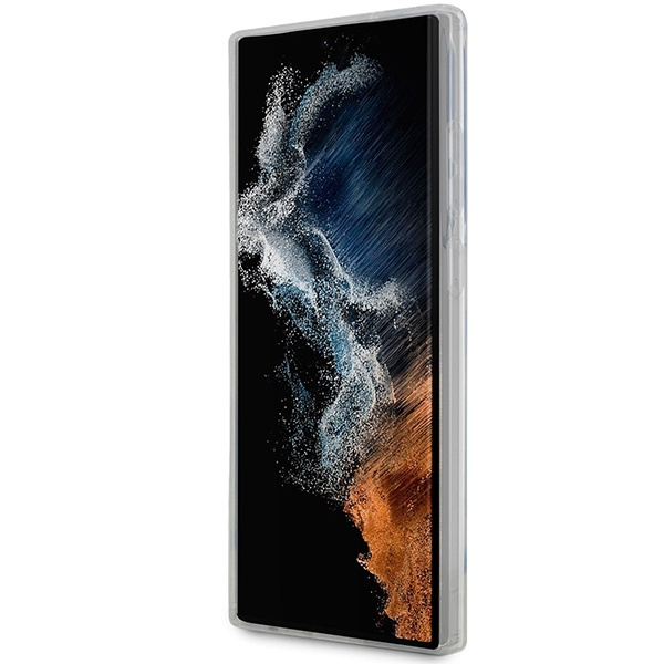 Hülle Guess Guhcs23lpcumah S23 Ultra S918 Weiß/Weiß Hartcase Marmor Case