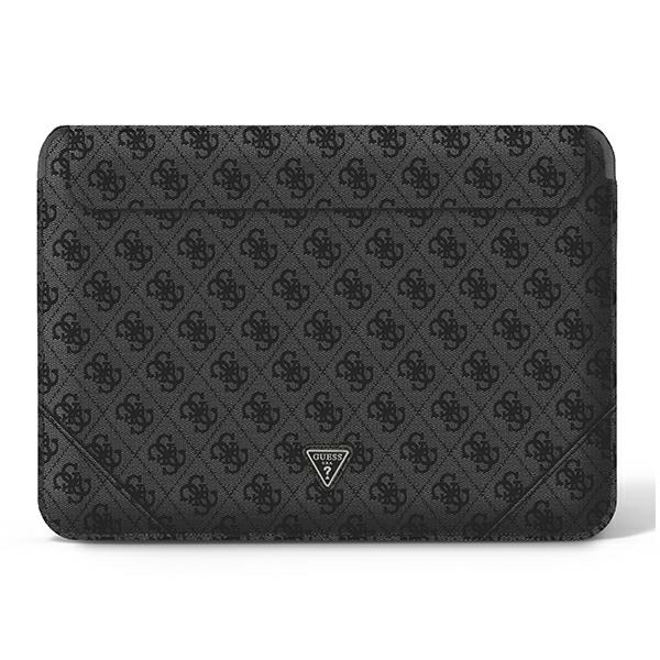 Pochette Guess GUCS14P4TK 13/14" noir/noir 4G logo Uptown Triangle