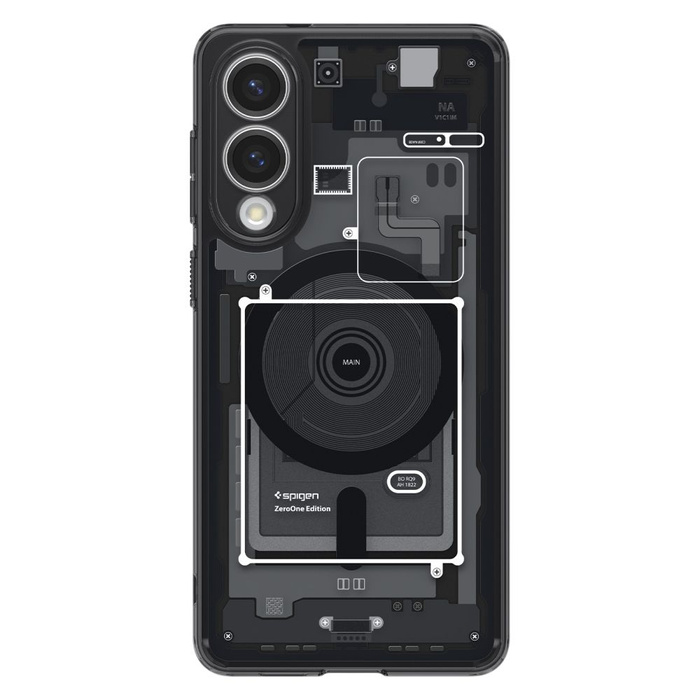 Funda Spigen Ultra Hybrid Mag MagSafe Galaxy S25 Edge Zero One Black