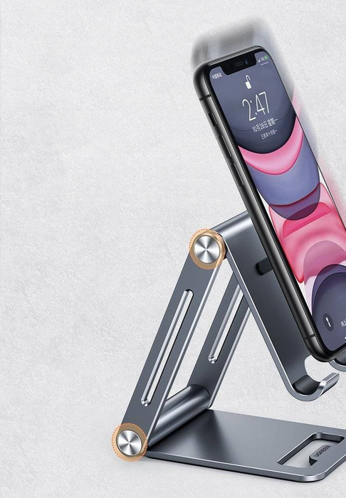 Ugreen metallo alluminio pieghevole porta telefono tablet grigio (LP263 80708)