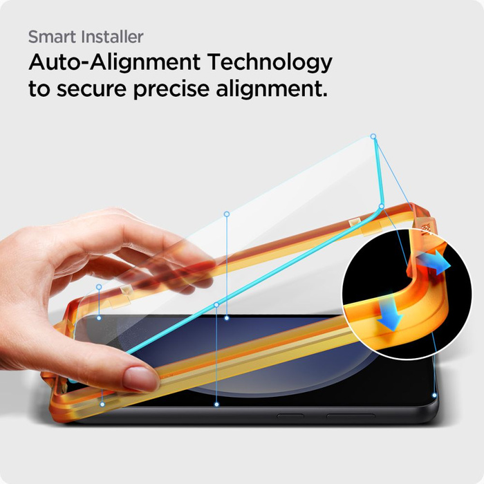 Tempered Glass Spigen Alm Glas.tr 2-pack Galaxy S23 Fe čirý