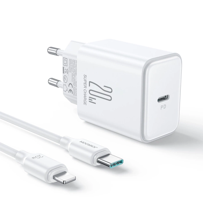 20-W-USB-C-PD-Ladegerät mit USB-C-Kabel – Lightning Joyroom JR-TCF06