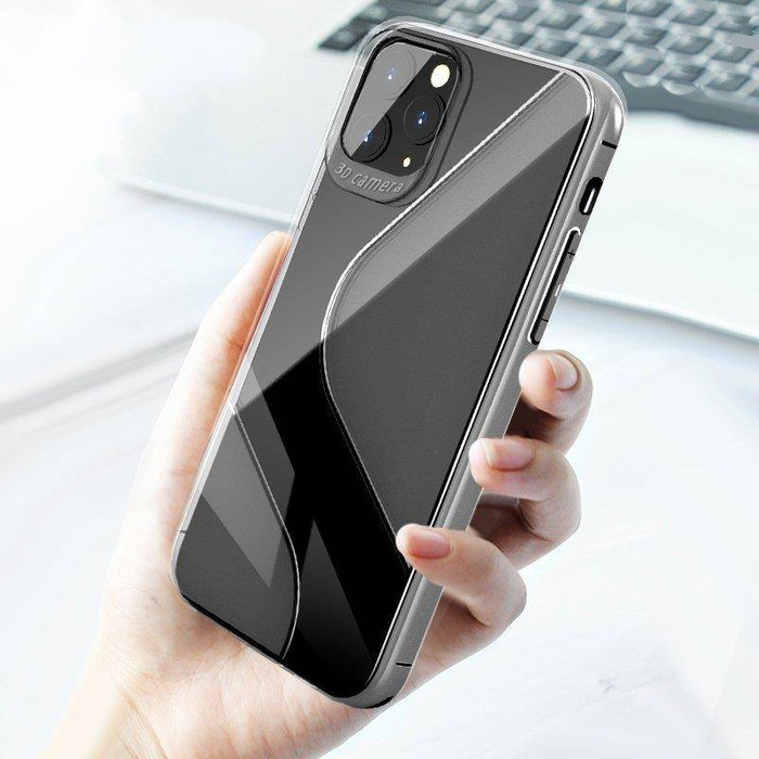 S-Case Flexibel Handyhülle TPU Schutzhülle für Huawei P40 Lite E schwarz