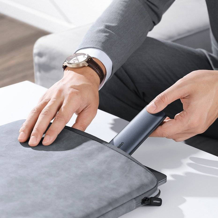 Baie SSD Ugreen M.2 Lecteur USB 3.2 Gen 2 (SuperSpeed USB 10 Gbps) + Câble USB Type C 0.5m gris (CM400 10902)