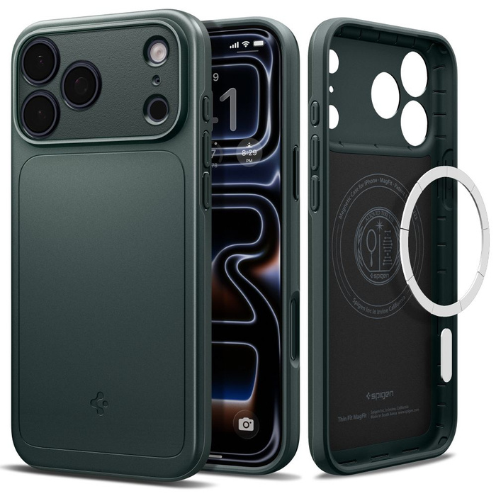Spigen Thin Fit Mag MagSafe IPhone 17 PRO ABYSS GREEN