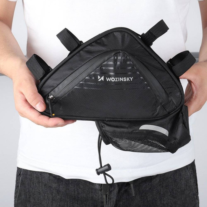 Borsa da bici Wozinsky sotto il telaio nero (WBB23BK)