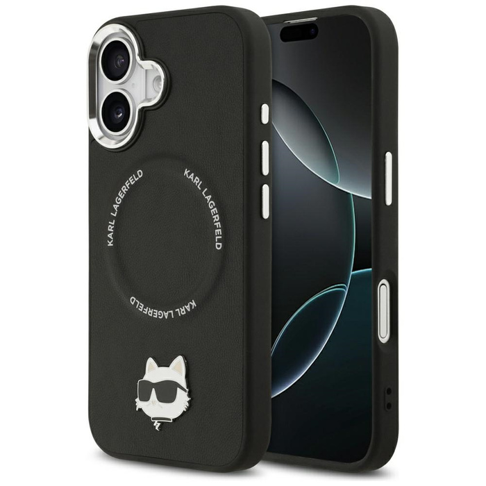 Etui Karl Lagerfeld Choupette Pin        MagSafe do iPhone 17 czarny