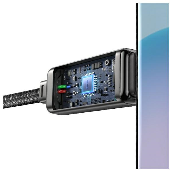 USAMS Kabel USB-C na USB-C 100W 1.2m      Zinc Alloy Fast Charging Data Cable Meteor Series SJ744USB02 (US-SJ744)