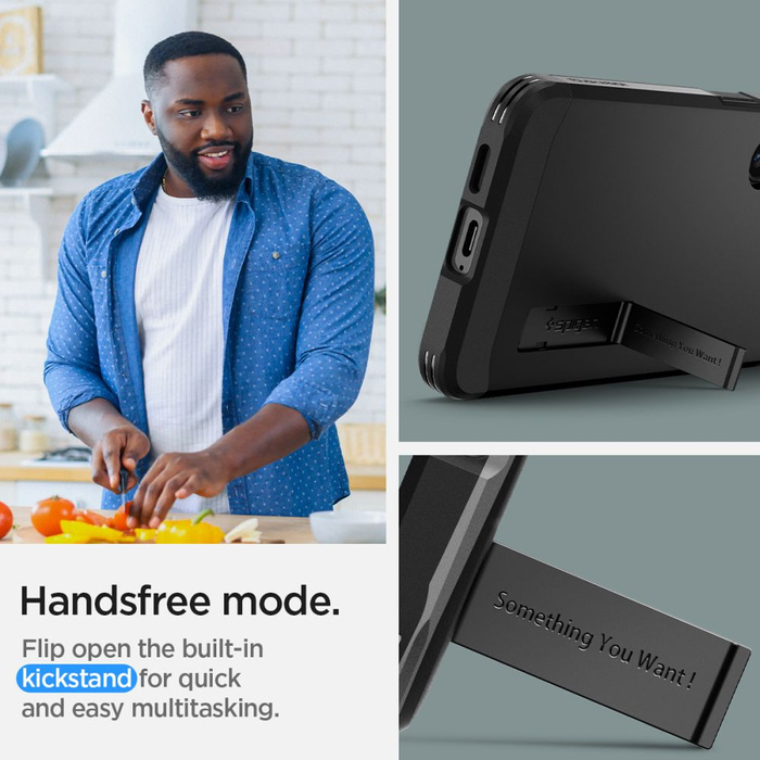 Funda Spigen Tough Armor Samsung Galaxy S24+ Plus Negro Case