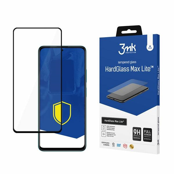 3mk HG Max Lite Xiaomi Redmi Note 11T 5G noir/noir, verre plein écran