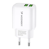 Wozinsky CUWCW 2.4A 2 x USB-A chargeur mural - blanc