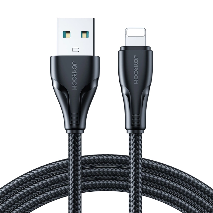 Joyroom Surpass Series A11 USB-A / Lightning 2,4A Kabel 3 m - Schwarz