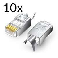 Ugreen 10x Modularstecker RJ45 Stecker 8P8C Cat 6A (70316)