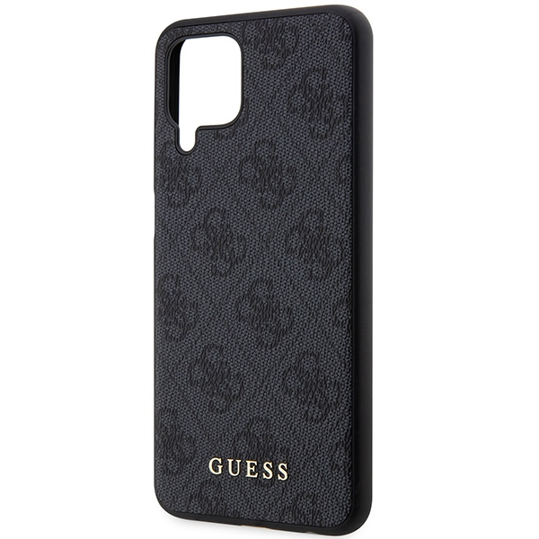 Guess GUHCSM33G4GFGR M33 5G M336 gris/gris dur case 4G Metal Gold Logo