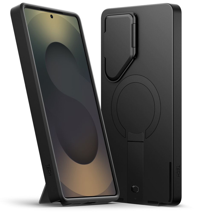 TECH-PROTECT KEVLAR AURA MAGSAFE GALAXY S25 ULTRA BLACK/ORANGE