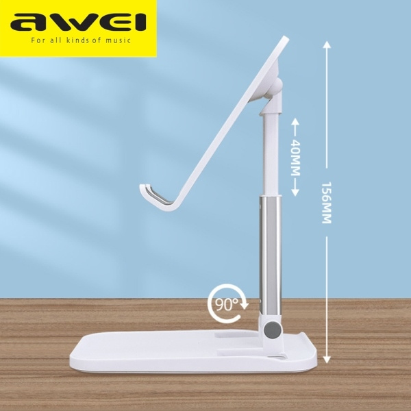 Support Bureau AWEI At Téléfono portable X11 Blanc