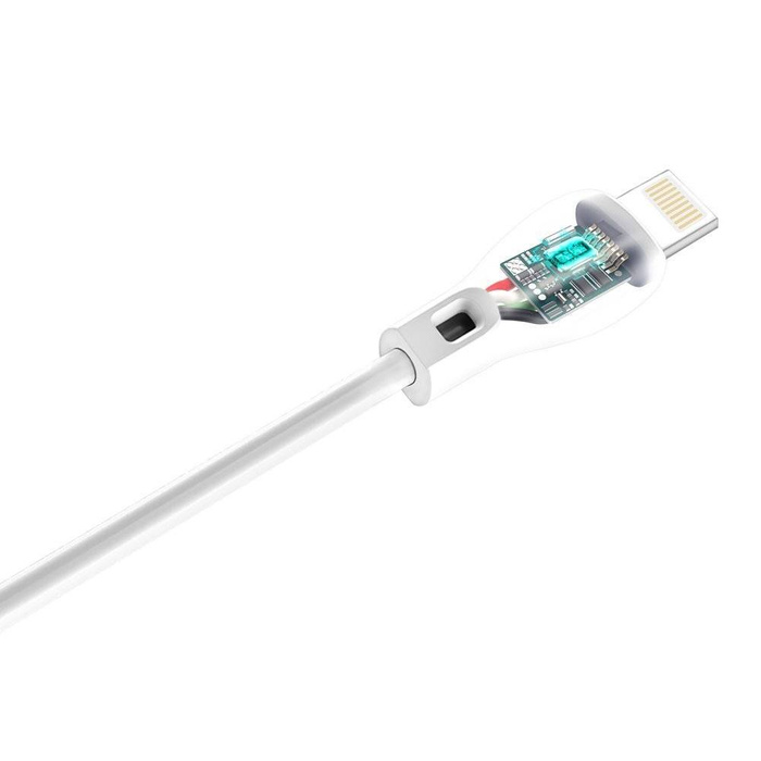 Dudao Kabel kabel USB / Lightning 2.4A 1m weiß (L4L 1m weiß)