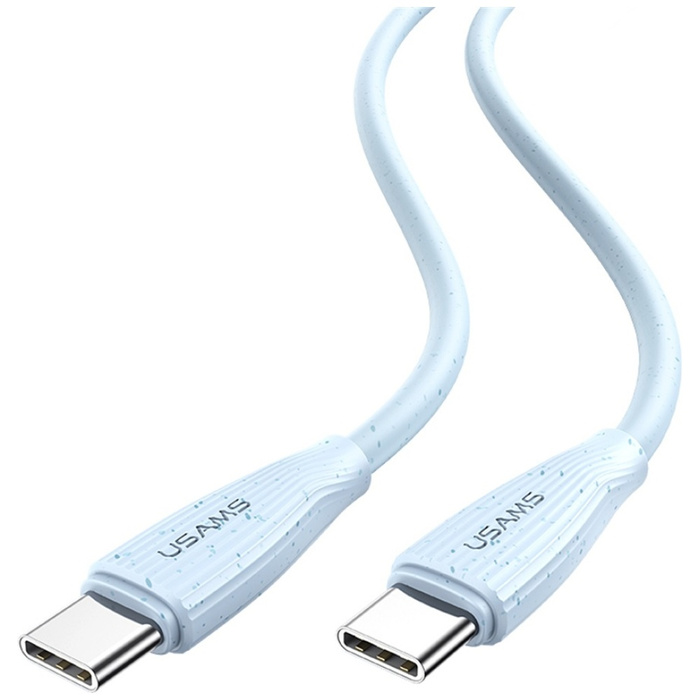 Kabel USAMS Green Series SJ716 60W USB-C do USB-C 1m niebieski