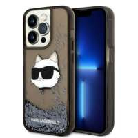 Karl Lagerfeld KLHCP14XLNCHCK iPhone 14 Pro Max 6,7" black/black hardcase Glitter Choupette Head