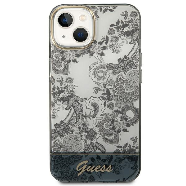 Guess GUHCP14MHGPLHG iPhone 14 Plus 6,7" grau/grau hartcase Porzellan Kollektion