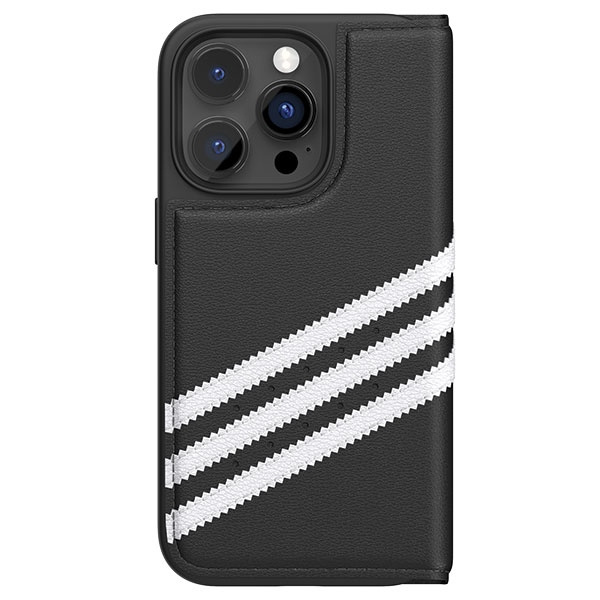 Adidas OR Booklet Case PU iPhone 14 Pro czarno biały/black white 50196