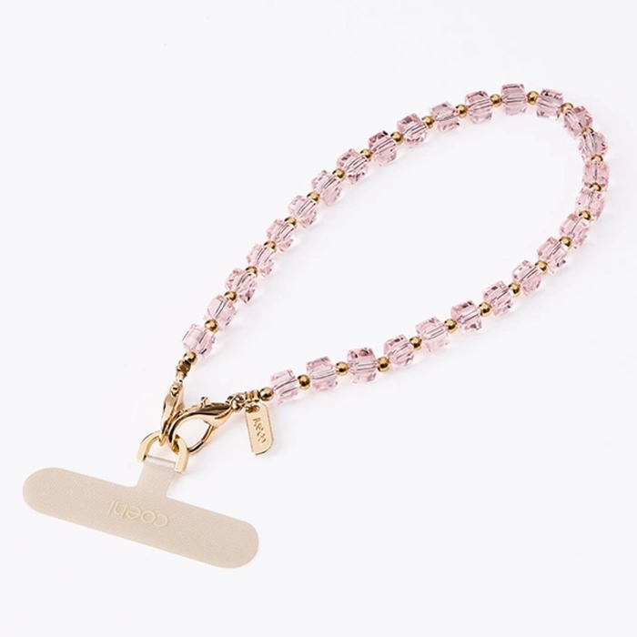 Uniq Coehl Candy Gem Handstrap Universal Phone Strap Pendant - Pink