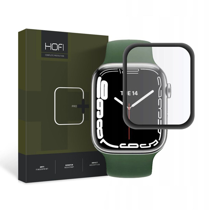 HOFI Hybridglas Apple Uhr 7 (41 MM) Hybrid Pro+ Schwarz