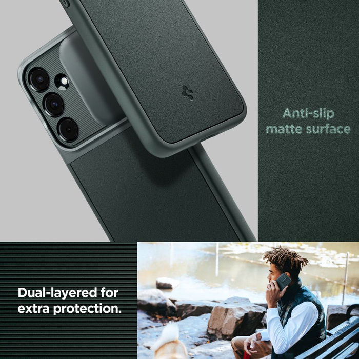 Spigen OPTIK Armor GALAXY A55 5G ABYSS GRÜN