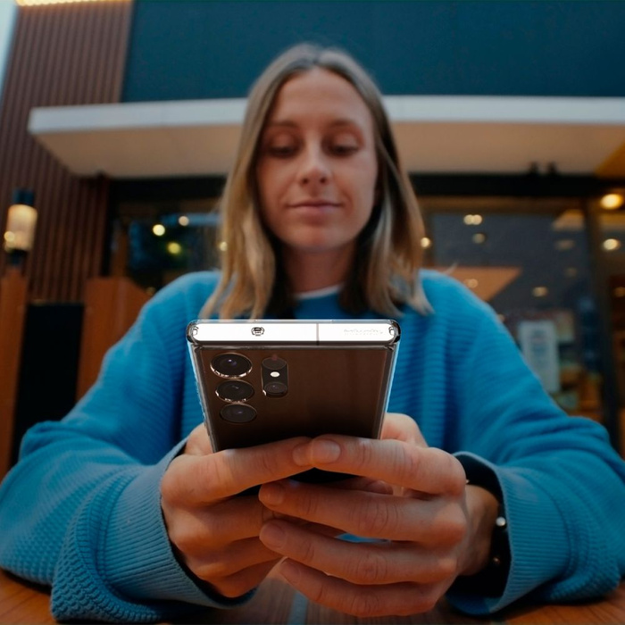 Funda Spigen Ultra Hybrid GALAXY S23 ULTRA CRYSTAL CLEAR