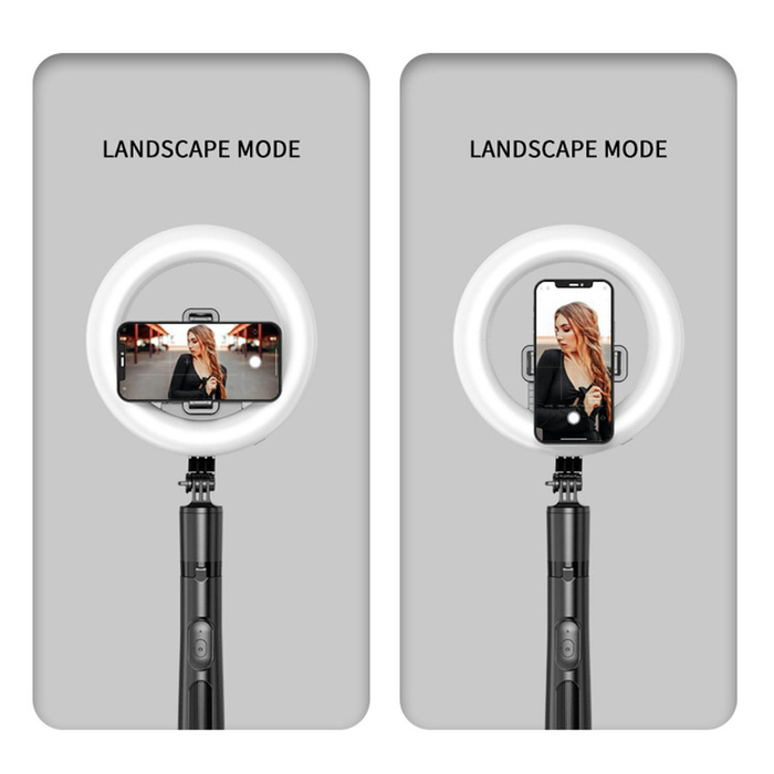  handy USAMS Ständer mit LED-Stativleuchte schwarz/schwarz ZB241ZJ01 (US-ZB241)