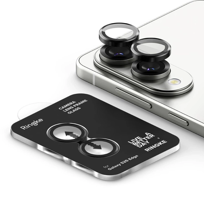 OSŁONA APARATU RINGKE CAMERA FRAME PROTECTOR GALAXY S25 EDGE BLACK