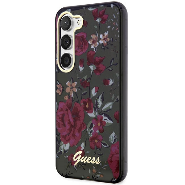 Case Guess GUHCS23MHCFWSA S23 Plus S916 green/kaki hardcase Flower Collection Case