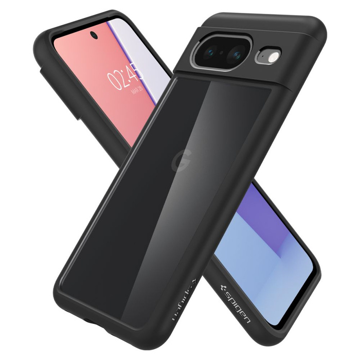 Cover Spigen Ultra Hybrid Google Pixel 8 MATTE Nero Case