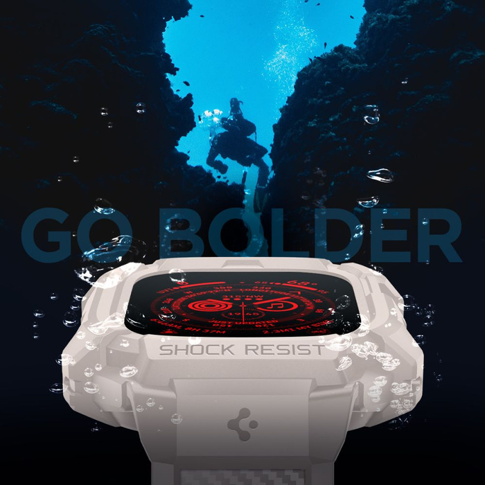 Strap Spigen Rugged Armor "pro" Apple Watch Ultra 1 / 2 (49 Mm) Dune Beige