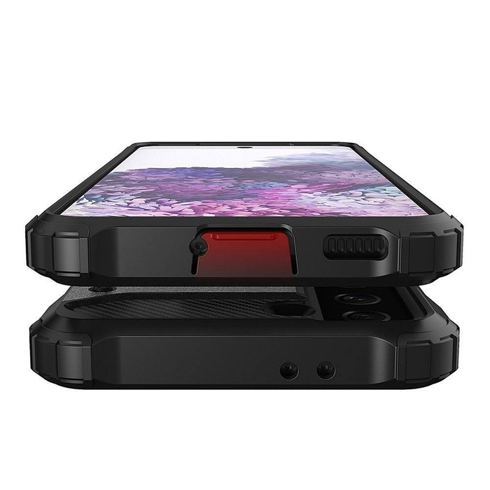 Hybride Armor hybride blindé coque housse Samsung Galaxy S22 Ultra noir