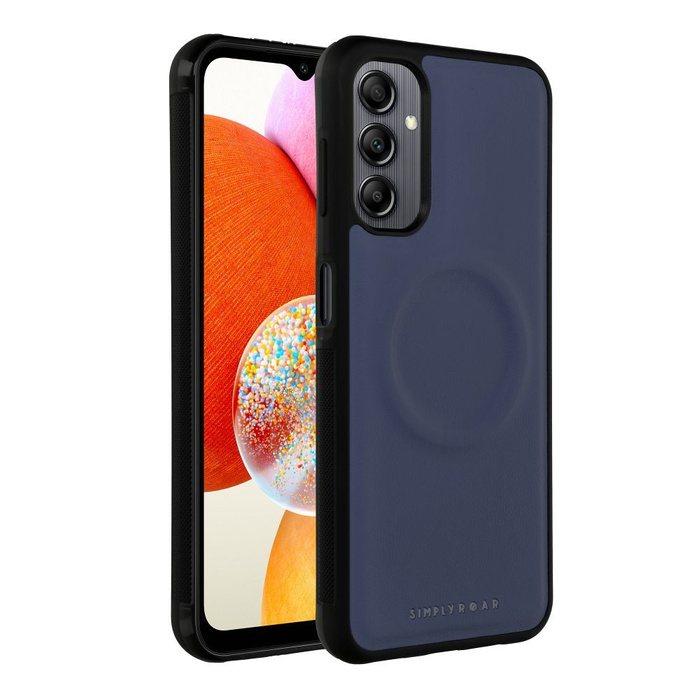 ROAR futerał MAG MORNING do SAMSUNG A14 Granatowy