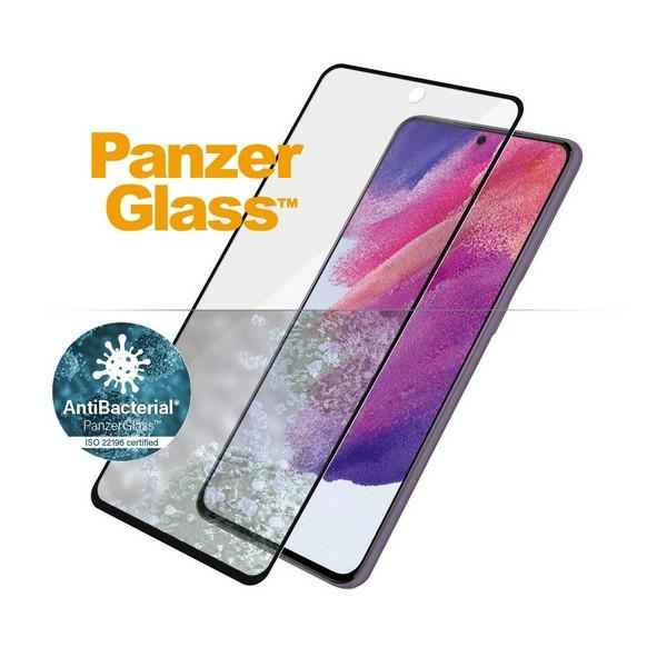 PanzerGlass E2E Microfracture Sam S21 FE Case Friendly Finger Print AntiBacterial black/black 7275