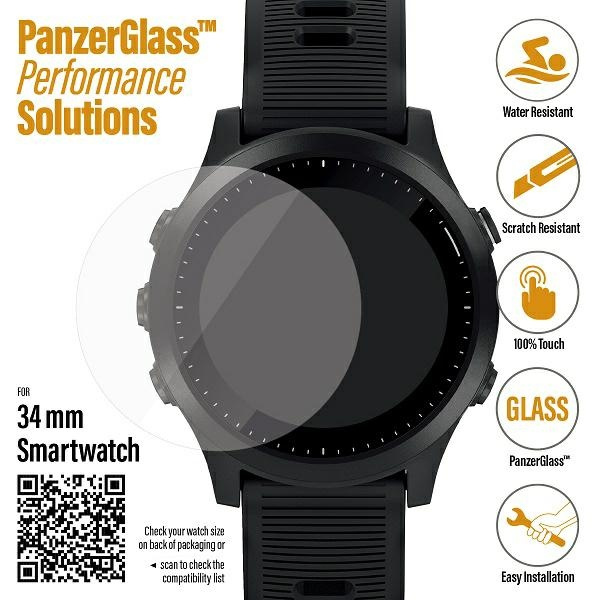 PanzerGlass Galaxy Watch 3 34mm Garmin Forerunner 645/645 Music/Fossil Q Venture Gen 4/Skagen Falster 2"
