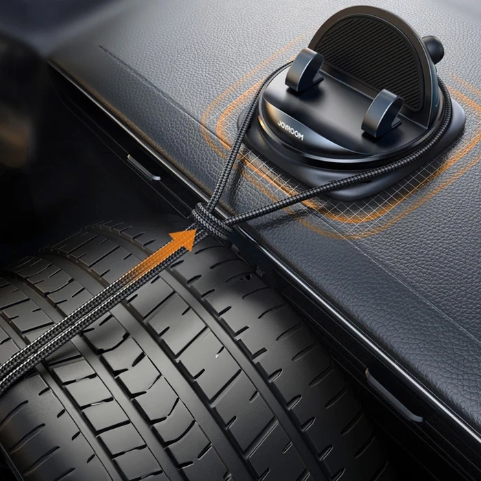 Support de téléphone Joyroom JR-ZS354 avec ventouse pour voiture, bureau, maison - noir