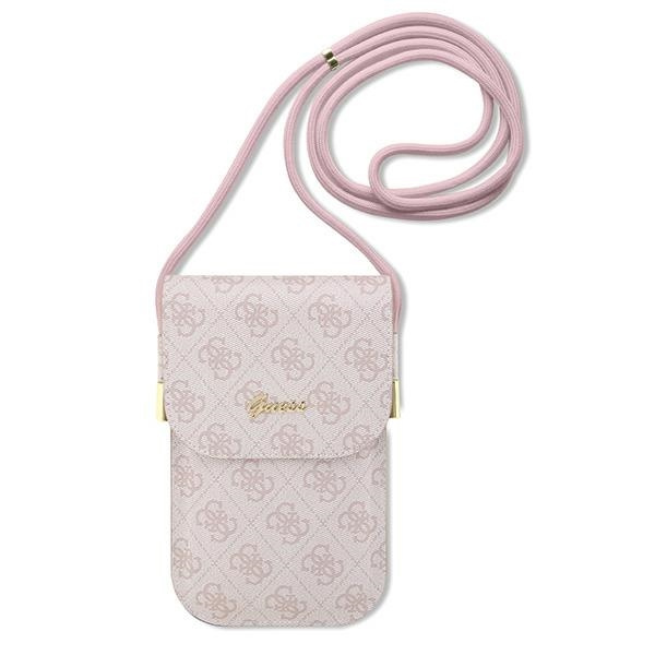 Borsa Guess GUOWBP4SNSP rosa/rosa 4G Metal Script Logo