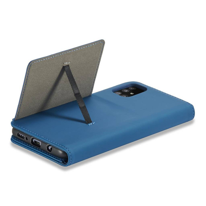Estuche magnético para tarjetas para Xiaomi Redmi Note 11 Estuche para tarjetas Monedero Titular de la tarjeta Azul