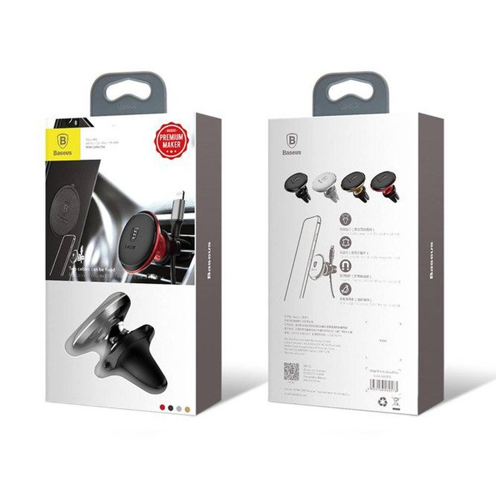 Magnetische Halterung für Lüftungsschlitze von Baseus (Overseas Edition) – Schwarz