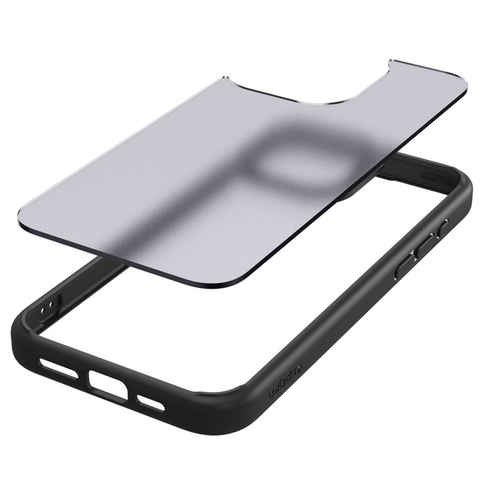 Obal Spigen Ultra Hybrid iPhone 15 Pro Frost Black Case