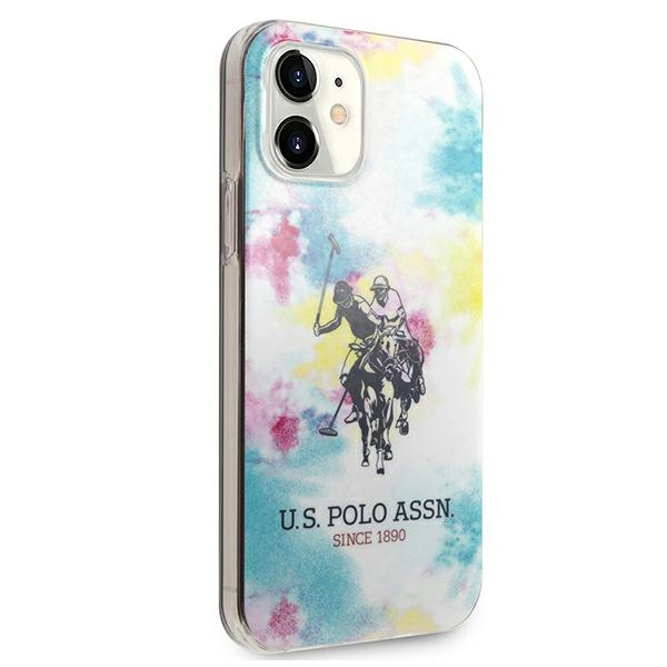 Pouzdro US POLO Apple iPhone 12 Mini Tie &amp; Dye Collection USHCP12SPCUSML Vícebarevné pouzdro